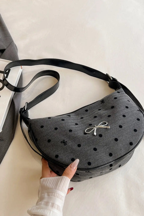 'Jolene' Bowknot Polyester Crossbody Bag - Celes Fashion